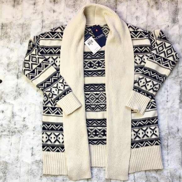 NWT Chaps Cardigan Size Small - Picture 6 of 10